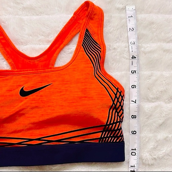 Nike Dri-Fit orange and black sports bra size XS - Picture 8 of 8